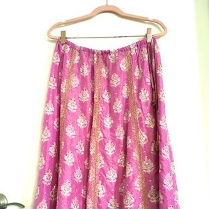 Calypso St Barth Silk Embellished Skirt